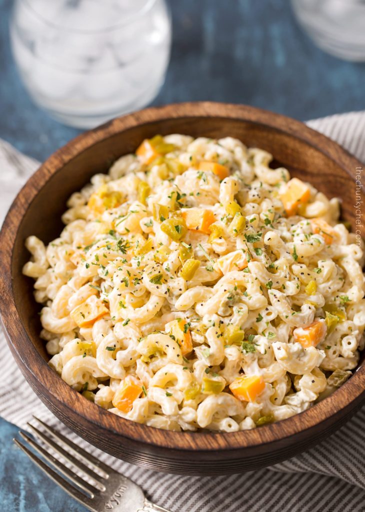 10 recettes faciles à préparer pour un potluck salade macaroni